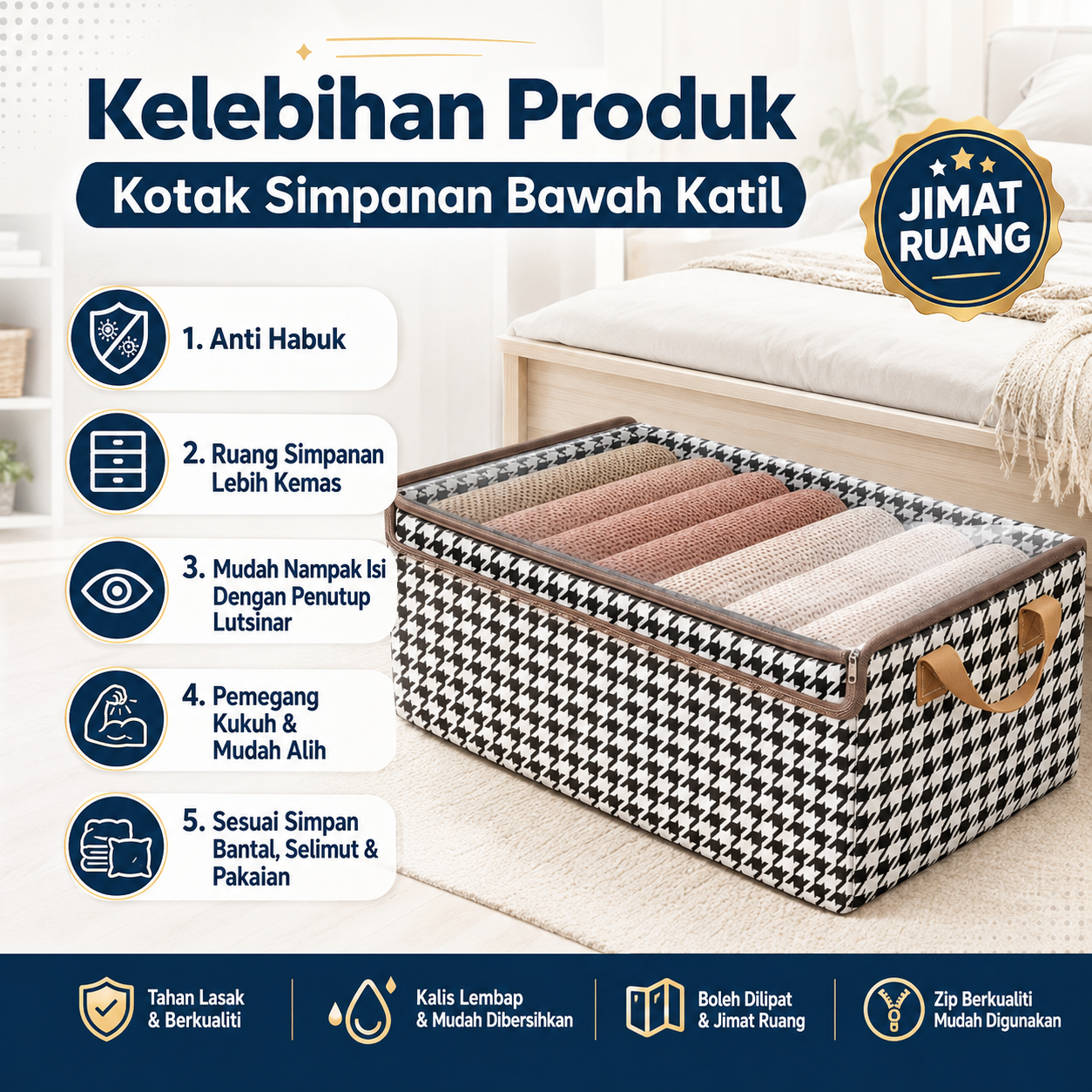 Kelebihan Clothes Storage Box